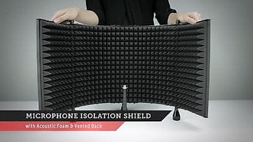 Akustični štit za mikrofon – prenosivi panel za izolaciju zvuka - na lalafo.rs — 3 Akustični štit za mikrofon – prenosivi panel za izolaciju zvuka - — 3