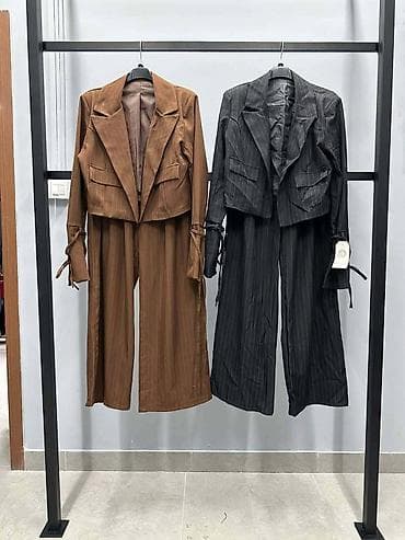 Personal Items: Ženski dvodelni komplet – prugasti sako i široke pantalone - Kroj at lalafo.rs — 3 Personal Items: Ženski dvodelni komplet – prugasti sako i široke pantalone - Kroj — 3