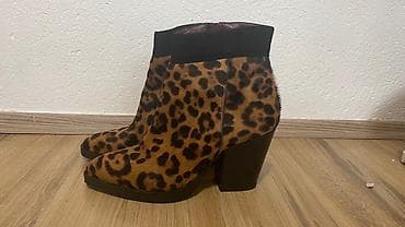 Ženske ankle čizme sa leopard printom - Model: ankle/gležnjače sa na lalafo.rs — 1 Ženske ankle čizme sa leopard printom - Model: ankle/gležnjače sa — 1