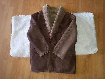 Muški kožni kaput sa krznom (shearling) - Materijal: prirodna koža na lalafo.rs — 1 Muški kožni kaput sa krznom (shearling) - Materijal: prirodna koža — 1