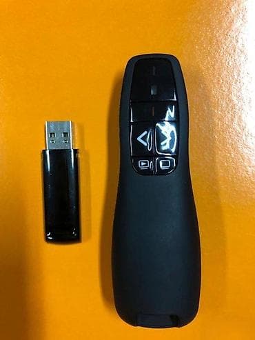 Bežični prezenter sa laserskim pokazivačem i USB prijemnikom - Set na lalafo.rs Bežični prezenter sa laserskim pokazivačem i USB prijemnikom - Set