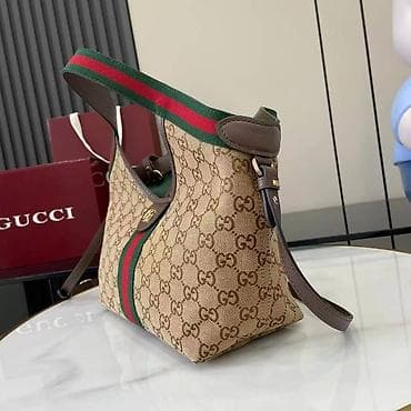 Gucci torba – GG Supreme platno sa prugom - Model: tote/shoulder na lalafo.rs — 5 Gucci torba – GG Supreme platno sa prugom - Model: tote/shoulder — 5