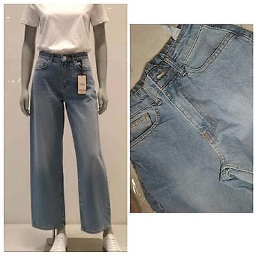 Ženske farmerke – svetloplava teksas paleta - Modeli: uski „mom fit“ na lalafo.rs — 2 Ženske farmerke – svetloplava teksas paleta - Modeli: uski „mom fit“ — 2