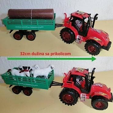TRAKTOR SA PRIKOLICOM NOV IGRACKA ZA DECAKE AKCIJA | Cene nisu na lalafo.rs TRAKTOR SA PRIKOLICOM NOV IGRACKA ZA DECAKE AKCIJA | Cene nisu