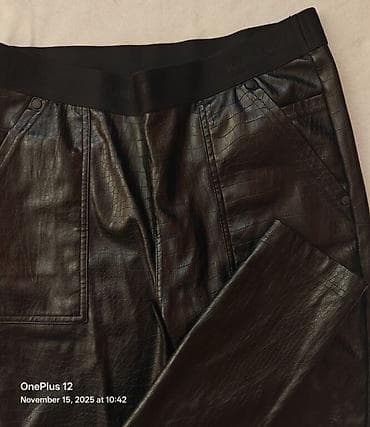 Karl Lagerfeld original pantalone.Kroko eko koza. Struk 44-45 i tegli na lalafo.rs — 3 Karl Lagerfeld original pantalone.Kroko eko koza. Struk 44-45 i tegli — 3