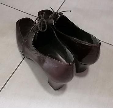 Elegantne, tamno braon kožne cipele sa pertlama i blok petom. Ove na lalafo.rs — 3 Elegantne, tamno braon kožne cipele sa pertlama i blok petom. Ove — 3