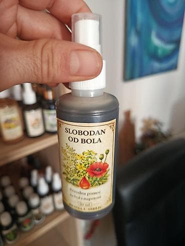 Naziv: “Slobodan od bola” – prirodni sprej Opis proizvoda: - Biljni na lalafo.rs Naziv: “Slobodan od bola” – prirodni sprej Opis proizvoda: - Biljni
