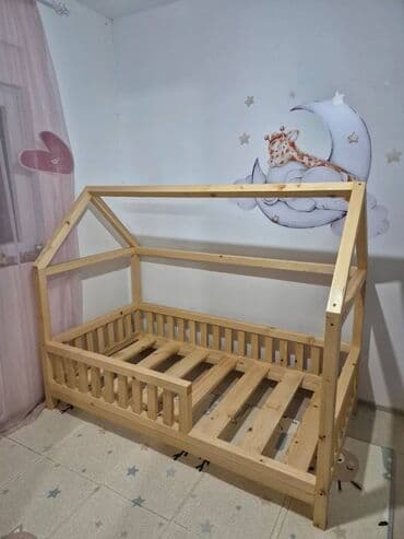 Cradles: Dečiji krevet u obliku kućice od punog drveta. - Materijal: masivno at lalafo.rs — 1 Cradles: Dečiji krevet u obliku kućice od punog drveta. - Materijal: masivno — 1