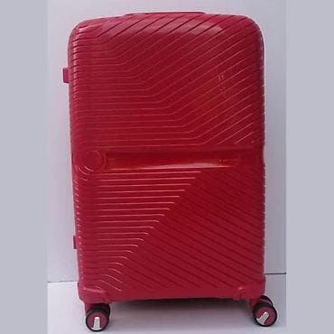 Travel suitcases and bags: Tvrdi kofer na točkićima – crveni - Materijal: čvrsta ABS/plastika sa at lalafo.rs — 3 Travel suitcases and bags: Tvrdi kofer na točkićima – crveni - Materijal: čvrsta ABS/plastika sa — 3