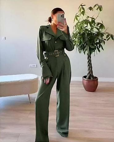 Ženski elegantni kombinezon sa pojasom - Model sa dugim nogavicama na lalafo.rs — 5 Ženski elegantni kombinezon sa pojasom - Model sa dugim nogavicama — 5