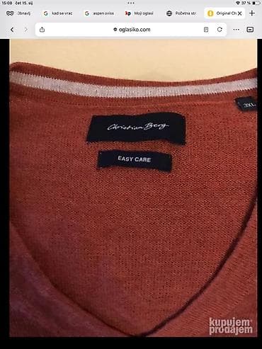 Original Christian Berg prsluk XL NOV U ponudi 3 komada. Naranzast na lalafo.rs — 6 Original Christian Berg prsluk XL NOV U ponudi 3 komada. Naranzast — 6