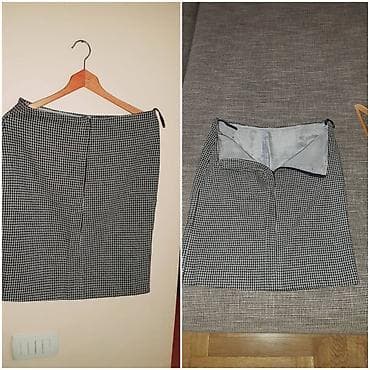 Ženska suknja – pepito (“houndstooth”) dezen, crno‑bela. - Kroj na lalafo.rs — 3 Ženska suknja – pepito (“houndstooth”) dezen, crno‑bela. - Kroj — 3