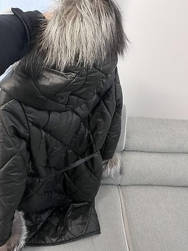 Ženska zimska jakna/kaput, duži model, crne boje, prošivenog (quilted) na lalafo.rs — 5 Ženska zimska jakna/kaput, duži model, crne boje, prošivenog (quilted) — 5