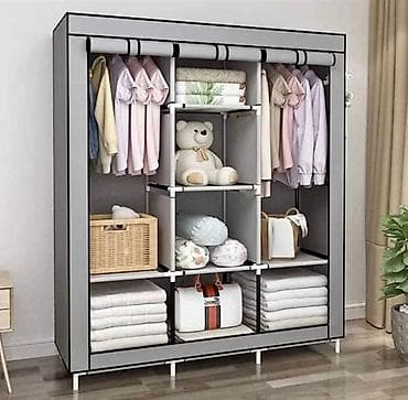 Wardrobes: Platneni ormar 130x45x175 Cena: 3700 din Praktični platneni ormar u at lalafo.rs — 1 Wardrobes: Platneni ormar 130x45x175 Cena: 3700 din Praktični platneni ormar u — 1