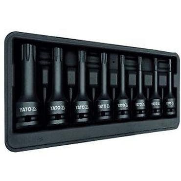 YATO set udarnih nasadnih gedora – spline/torx tip, dugi - na lalafo.rs YATO set udarnih nasadnih gedora – spline/torx tip, dugi -