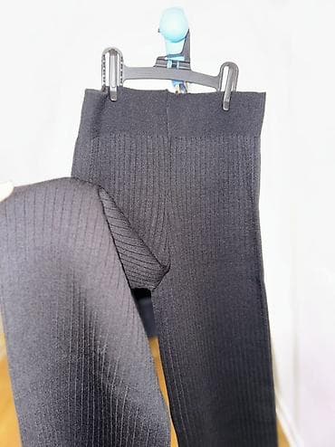 Džemper + pantalone komplet, crni rebrasti pletivo -Nikad nošen - na lalafo.rs — 2 Džemper + pantalone komplet, crni rebrasti pletivo -Nikad nošen - — 2