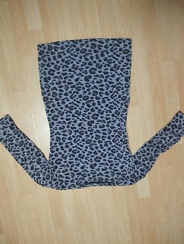 Siva haljina sa animal printom (leopard) – dugi rukavi - Kroj: uska na lalafo.rs — 2 Siva haljina sa animal printom (leopard) – dugi rukavi - Kroj: uska — 2