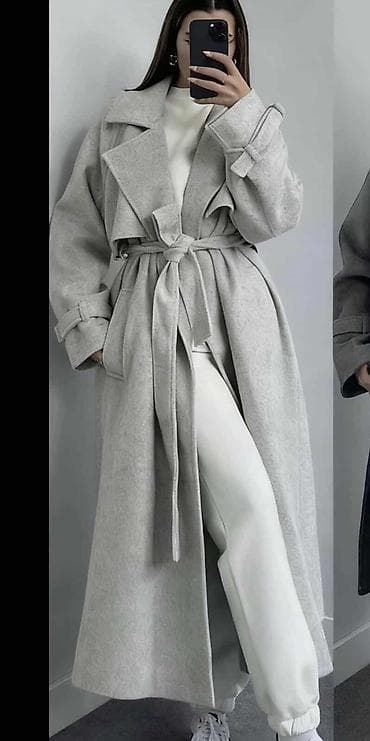 zenske broj: Dugi ženski kaput/trenč sa pojasom - Model: klasičan oversized kroj at lalafo.rs — 5 zenske broj: Dugi ženski kaput/trenč sa pojasom - Model: klasičan oversized kroj — 5