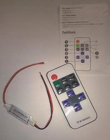 Home & Garden: RF KONTROLER SA DALJINSKIM ZA RGB LED TRAKE | *U ponudi i RF at lalafo.rs — 6 Home & Garden: RF KONTROLER SA DALJINSKIM ZA RGB LED TRAKE | *U ponudi i RF — 6