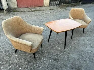 Stilske garniture: Retro koktel fotelje i stočić 🪑✨ Retro koktel fotelje i stočić iz na lalafo.rs — 1 Stilske garniture: Retro koktel fotelje i stočić 🪑✨ Retro koktel fotelje i stočić iz — 1