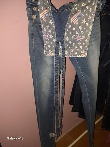 bermude teksas br: Ženske farmerke sa tregerima XL - Model: uske/skinny kroj - Boja na lalafo.rs — 1 bermude teksas br: Ženske farmerke sa tregerima XL - Model: uske/skinny kroj - Boja — 1