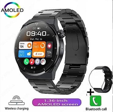 GT3 Pro Bluetooth NFC Smart Watch Bluetooth Poziv Boje satova: Crna na lalafo.rs — 3 GT3 Pro Bluetooth NFC Smart Watch Bluetooth Poziv Boje satova: Crna — 3
