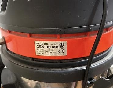 Soteco Genius 650 (type EXT-1) profesionalni usisivač/ekstraktor - na lalafo.rs Soteco Genius 650 (type EXT-1) profesionalni usisivač/ekstraktor -