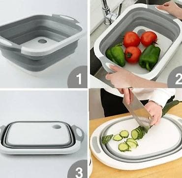 Kuhinjska višenameska daska za seckanje i ceđenje 🍅🔪 Savršen alat za na lalafo.rs — 1 Kuhinjska višenameska daska za seckanje i ceđenje 🍅🔪 Savršen alat za — 1