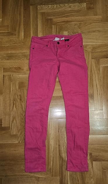 Farmerice za devojčice – veličina 158 - Boja: intenzivno roze - Kroj na lalafo.rs Farmerice za devojčice – veličina 158 - Boja: intenzivno roze - Kroj