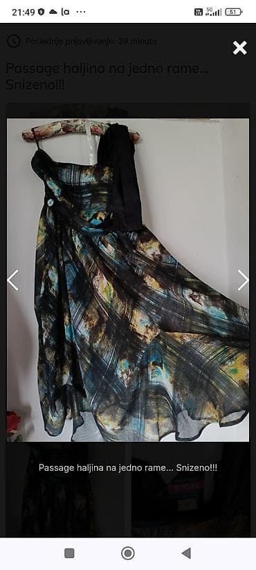 Passage haljina na jedno rame - Brend: Passage (etiketa vidljiva na na lalafo.rs — 1 Passage haljina na jedno rame - Brend: Passage (etiketa vidljiva na — 1