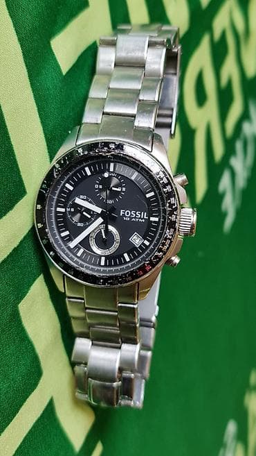 Fossil muški hronograf sat - Kućište i narukvica od nerđajućeg na lalafo.rs — 8 Fossil muški hronograf sat - Kućište i narukvica od nerđajućeg — 8