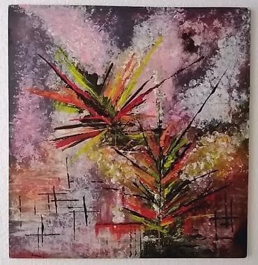 Umetnička slika na lesonitu 28,5x27cm, rađena akrilnim bojama veselog na lalafo.rs — 1 Umetnička slika na lesonitu 28,5x27cm, rađena akrilnim bojama veselog — 1