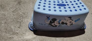 Dečija plastična stepenica za kupatilo - Materijal: čvrsta plastika na lalafo.rs — 1 Dečija plastična stepenica za kupatilo - Materijal: čvrsta plastika — 1