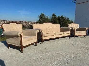 Stilske garniture: Stilska garnitura - Trosed i dve fotelje Stilska garnitura Trosed i na lalafo.rs — 3 Stilske garniture: Stilska garnitura - Trosed i dve fotelje Stilska garnitura Trosed i — 3