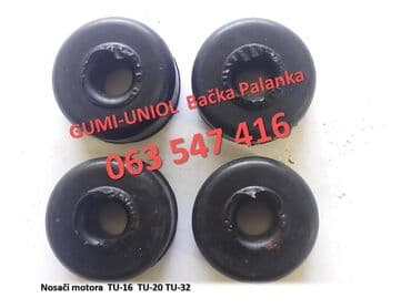 Gumeni nosači motora za viljuškar Pobeda TU-16, TU-20 i TU-32. - Set na lalafo.rs Gumeni nosači motora za viljuškar Pobeda TU-16, TU-20 i TU-32. - Set