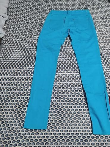 Ženske pantalone br26– tirkizne - Model: uske/skinny nogavice na lalafo.rs — 2 Ženske pantalone br26– tirkizne - Model: uske/skinny nogavice — 2