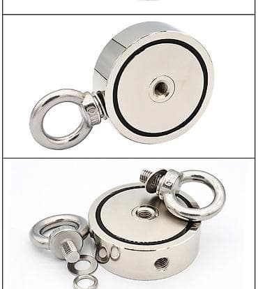 Dvostrani neodimijumski magneti sa prstenom (M48-2, M60-2, M67-2 na lalafo.rs — 3 Dvostrani neodimijumski magneti sa prstenom (M48-2, M60-2, M67-2 — 3