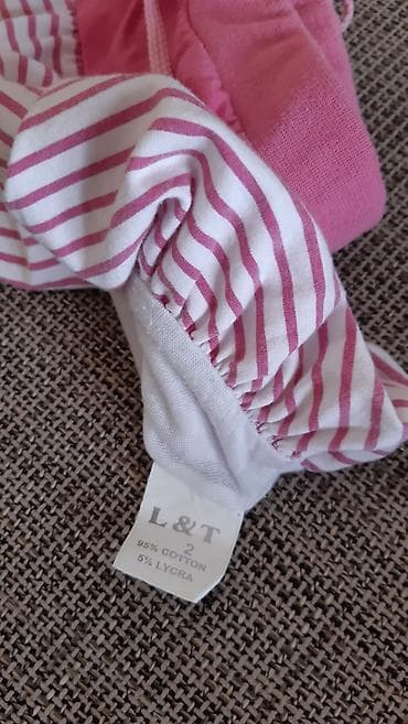 Dečija suknjica L&T - Model: roze-bela suknjica sa prugama i na lalafo.rs — 2 Dečija suknjica L&T - Model: roze-bela suknjica sa prugama i — 2