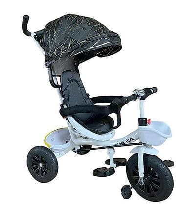 Baby Push Walkers: Dečiji tricikl sa ručkom za roditelje i tendom - Čvrst metalni ram at lalafo.rs — 1 Baby Push Walkers: Dečiji tricikl sa ručkom za roditelje i tendom - Čvrst metalni ram — 1