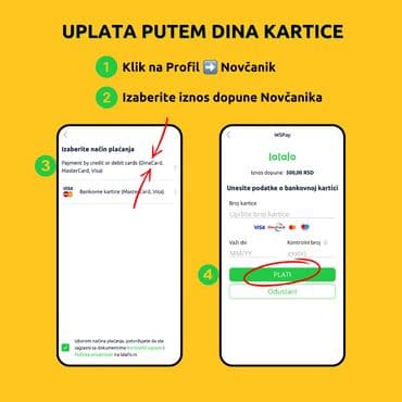 💳DINA kartica je stigla na lalafo!💳 na lalafo.rs 💳DINA kartica je stigla na lalafo!💳