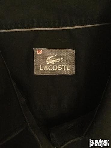 Košulja Lacoste, bоја - Crna na lalafo.rs — 1 Košulja Lacoste, bоја - Crna — 1