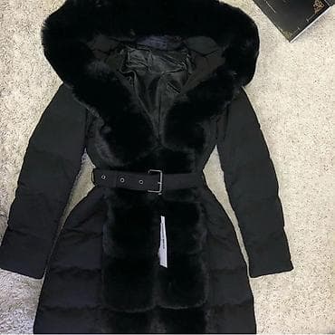 Ženska zimska jakna sa krznom i kapuljačom – crna - Elegantna topla na lalafo.rs — 2 Ženska zimska jakna sa krznom i kapuljačom – crna - Elegantna topla — 2