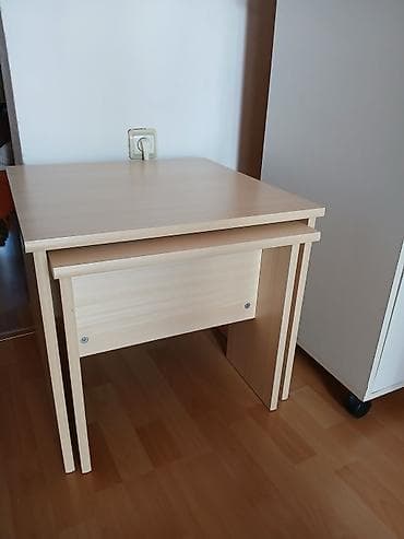 Matresses: Set klub stočića - Materijal: furnirani iveral/svetli dekor drveta - at lalafo.rs — 3 Matresses: Set klub stočića - Materijal: furnirani iveral/svetli dekor drveta - — 3