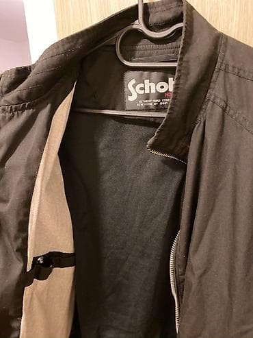 Muška jakna Schott NYC – crna, lagana bomber/field stil. - Materijal na lalafo.rs — 3 Muška jakna Schott NYC – crna, lagana bomber/field stil. - Materijal — 3