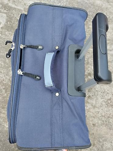 Veliki putni kofer Borell, tkanina u tamnoplavoj boji. - Teleskopska na lalafo.rs — 2 Veliki putni kofer Borell, tkanina u tamnoplavoj boji. - Teleskopska — 2