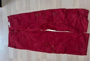 bermude teksas br: Crvene cargo pantalone – IDPOT, veličina M. VINTAGE - Materijal at lalafo.rs — 3 bermude teksas br: Crvene cargo pantalone – IDPOT, veličina M. VINTAGE - Materijal — 3