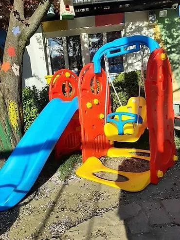 prsluk jaknica mango u: Dečiji 4-u-1 set za dvorište – tobogan, ljuljaška, koš i mini at lalafo.rs — 6 prsluk jaknica mango u: Dečiji 4-u-1 set za dvorište – tobogan, ljuljaška, koš i mini — 6