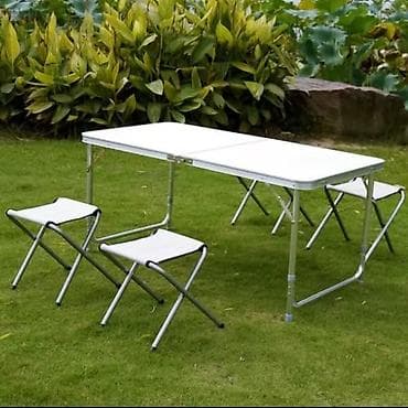 Rasklopivi sto sa stolicama Komplet sastoji se od metalnog stola sa na lalafo.rs — 2 Rasklopivi sto sa stolicama Komplet sastoji se od metalnog stola sa — 2