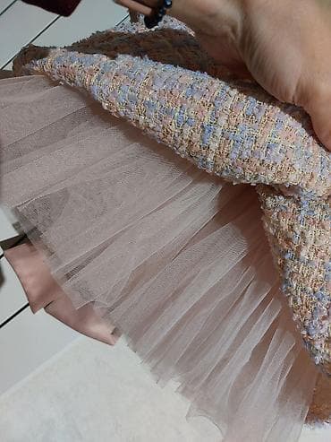 Dečija svečana haljina sa dugim rukavima - Materijal: tvida nalik na lalafo.rs — 2 Dečija svečana haljina sa dugim rukavima - Materijal: tvida nalik — 2