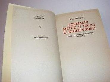 bermude teksas br: P. MedvedevFormalni metod u nauci o knjizevnostiKritički uvod u na lalafo.rs — 5 bermude teksas br: P. MedvedevFormalni metod u nauci o knjizevnostiKritički uvod u — 5